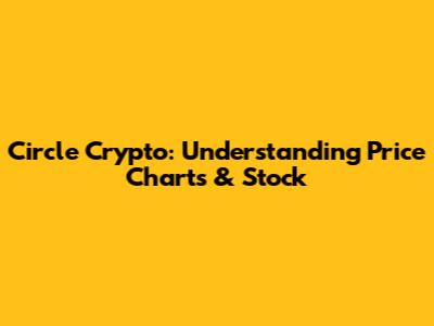 Circle Crypto: Understanding Price Charts & Stock
